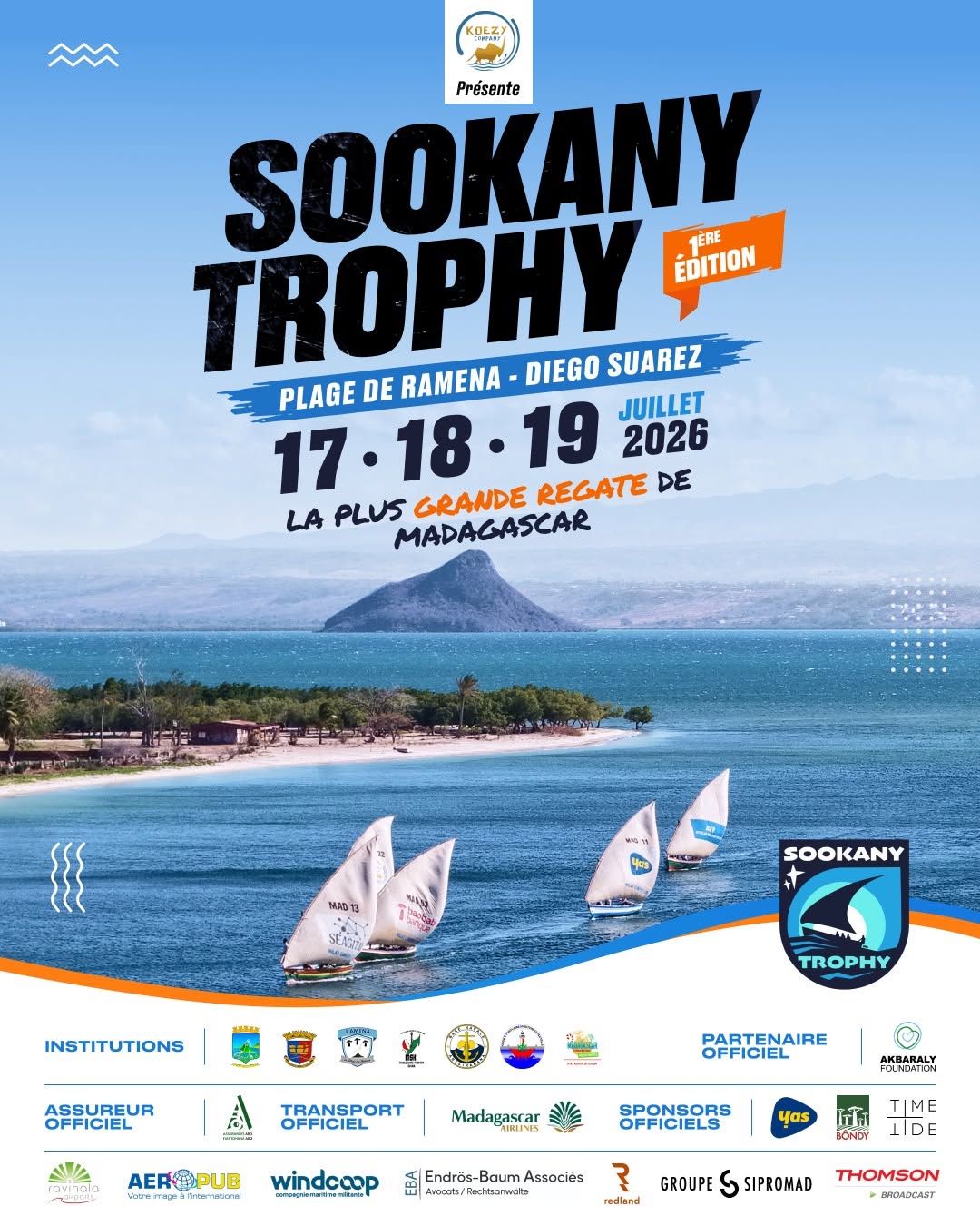 Sookany Trophy 2026 : Ramena s&rsquo;apprête à accueillir la plus grande régate de Madagascar